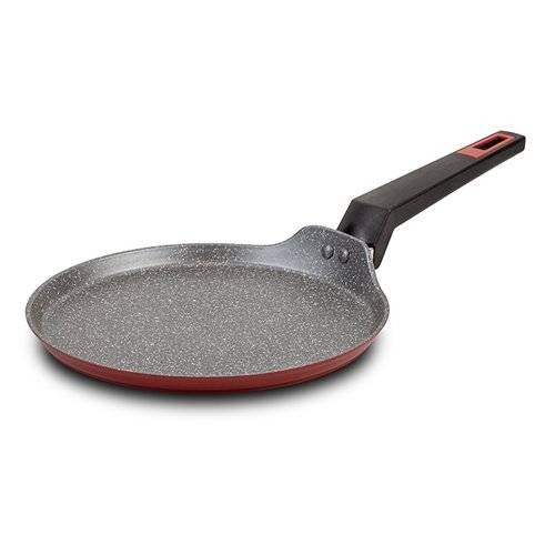 Tigaie pentru Clatite cu Invelis Antiaderent de Piatra, 5 straturi, 24 cm, Taurus Nava