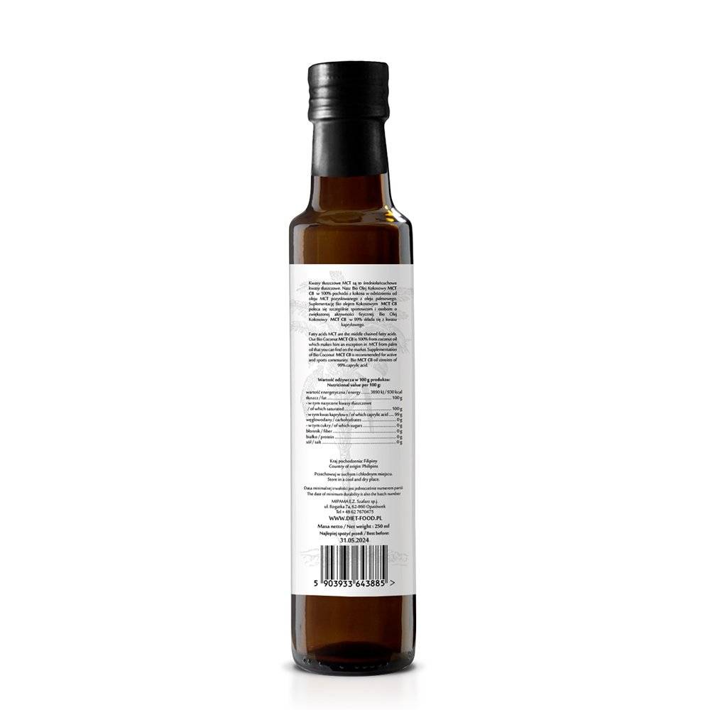 Ulei de Cocos MCT C8 Bio 250ml