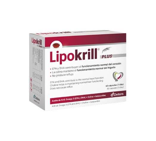 Ulei de Krill, LipoKrill Plus, 60 capsule, Deiters