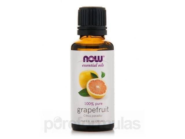 Ulei esential Grapefruit 30 ml, NOW Foods