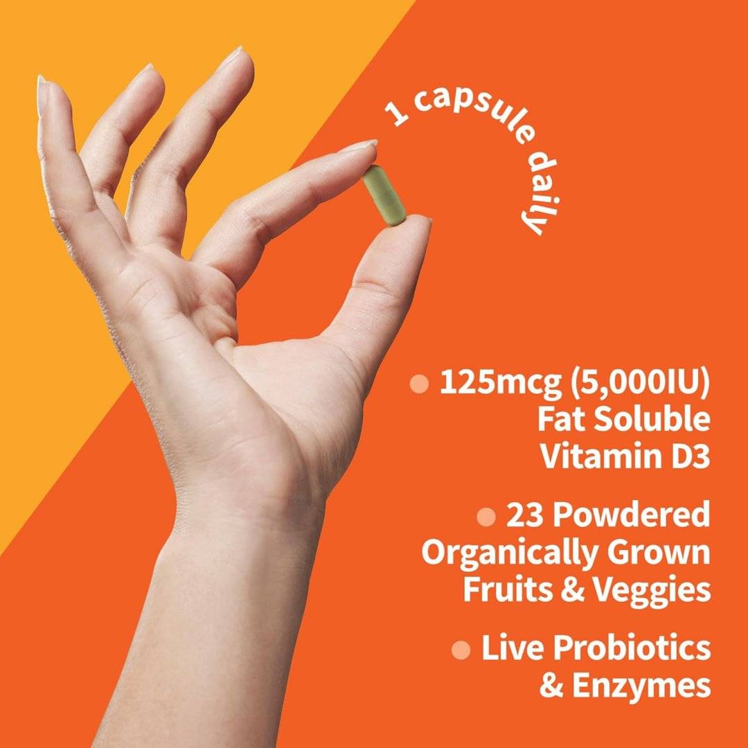 Vitamin Code Raw D3, 5000 IU, 60 capsule, Garden of Life