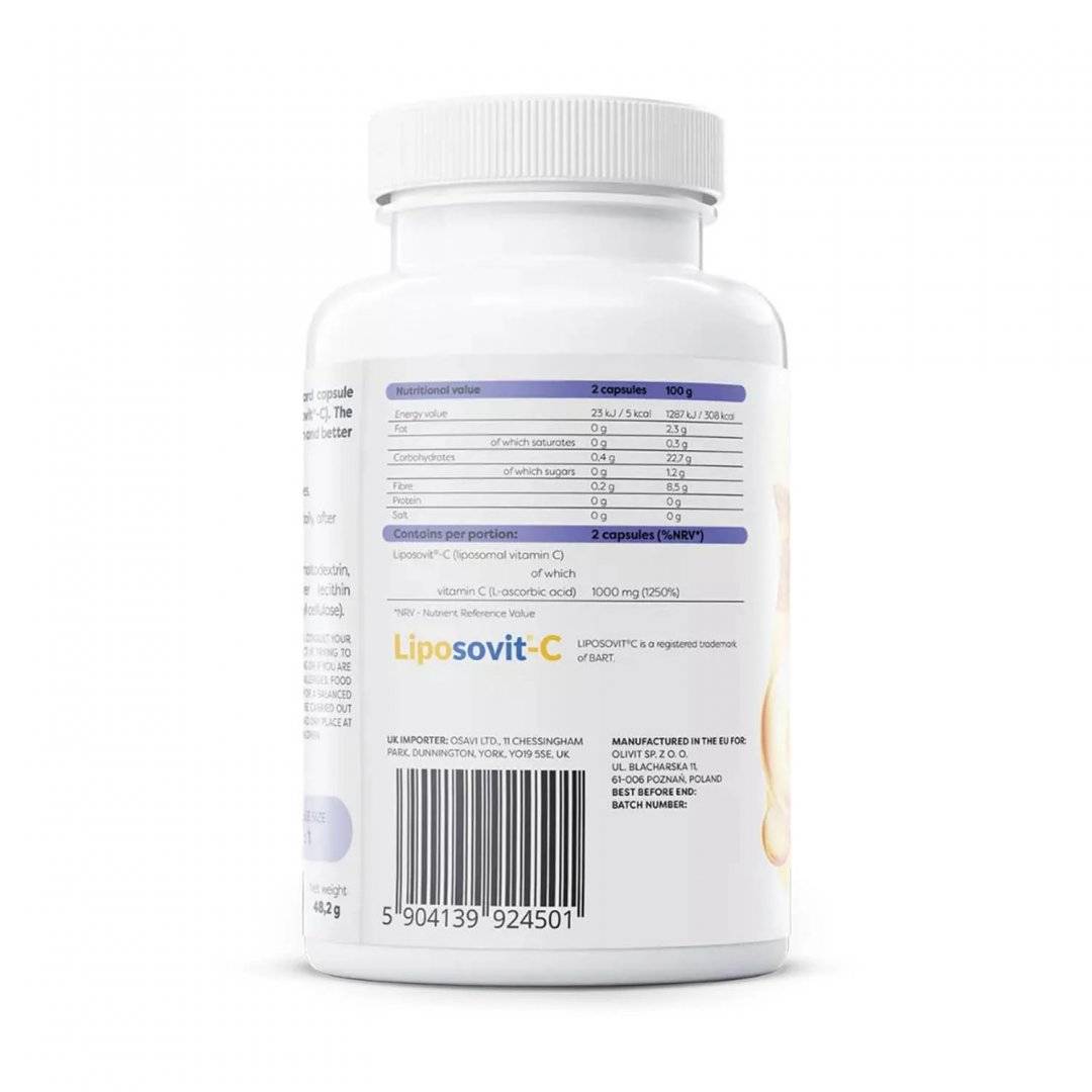 Vitamina C Liposomala, 1000 mg, 60 capsule, Osavi