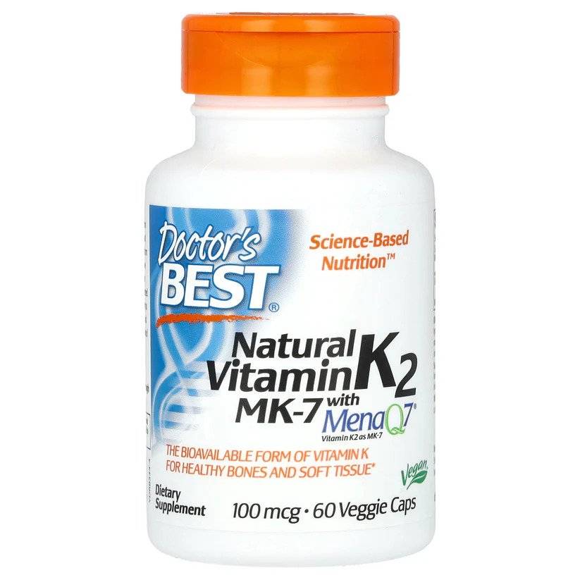 Vitamina K2 MK7 Naturala MenaQ7 100 mcg, 60 cps, Doctor's Best