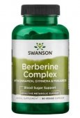 Berberina Complex cu Scortisoara, Gymnema si Schinduf, 90 capsule, Swanson