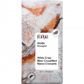 Ciocolata alba crocanta bio Vivani, 100g