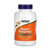 Enzime Digestive cu Spectru Larg Super Enzymes 180 capsule Now Foods