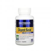 Enzime Digestive Digest Basic cu Probiotice, 90 capsule, Enzymedica