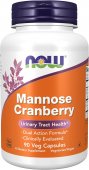 Infectii Urinare, Mannose Cranberry, 90 capsule, Now Foods