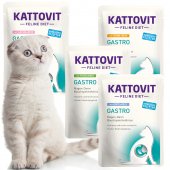 Kattovit Gastro 85g - Hrana Umeda pentru Pisici cu Probleme Intestinale, Stomacale si Pancreatice