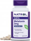 Melatonina cu  Eliberare Prelungita, 3 mg, 100 tablete, Natrol