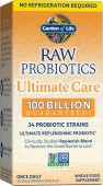 Probiotice 34 Tulpini Bacteriene, 100 miliarde, Raw Probiotics Ultimate Care - 30 vcaps, Garden of Life