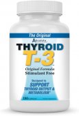 Sprijin Natural al Functiei Tiroide, Energie, Focus si Slabire, Thyroid T3, 180 capsule, Absolute Nutrition