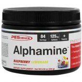 Thermogenic, Alphamine, Raspberry Lemonade, 180 grams, PEScience  