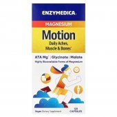 Trei Tipuri de Magneziu Motion 120 capsule, Enzymedica