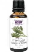 Ulei esential de salvie Clary 30 ml, NOW Foods