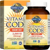 Vitamin Code Raw D3, 2000 IU, 120 capsule, Garden of Life