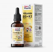 Vitamina D3 + K2 Family Drops - 20 ml, Zein Pharma