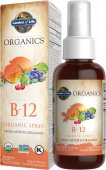 Vitamina B12, MyKind Organics Methylcobalamin B12 Spray, 58 ml Garden of Life