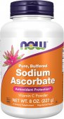 Vitamina C, Sodium Ascorbate, Powder Buffered, 227 grame, Now Foods
