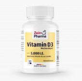 Vitamina D3, 5000 UI, 90 capsule, Zein Pharma