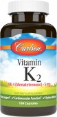 Vitamina K2 MK 4 Menatetrenone, 5 mg, 180 capsule, Carlson Labs